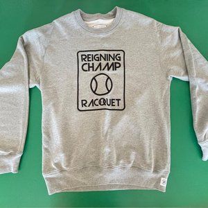 Reigning Champ X Racquet Magazine Embroidered French Terry Sweatshirt